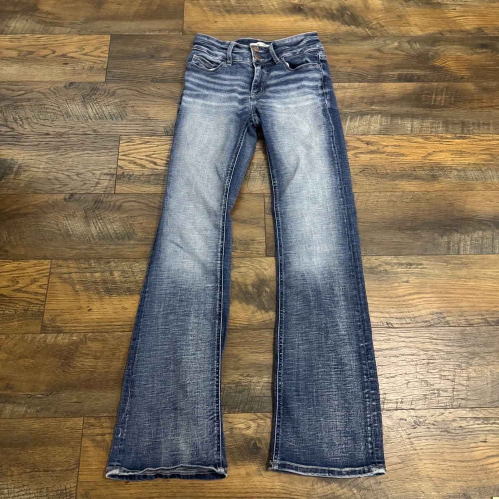 BKE Stella Bootcut Jeans Womens 26x33.5 Mid Rise Slim Fit Stretch Denim